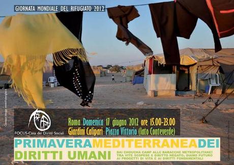 Domenica 17 giugno dalle 15 “Primavera mediterranea dei diritti umani” a Piazza Vittorio