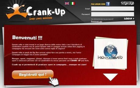 Crank-up - il social network per praticare sport in compagnia