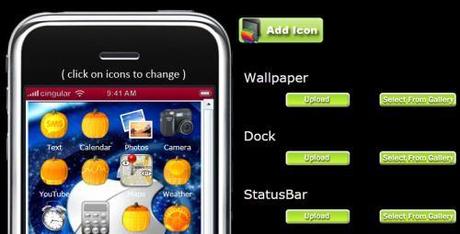 IPhone Theme Generator - applicazione web gratuita per creare temi per iPhone