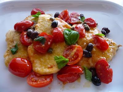 SCALOPPINE di POLLO MEDITERRANEE