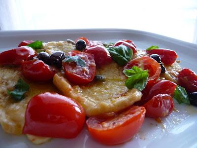 SCALOPPINE di POLLO MEDITERRANEE