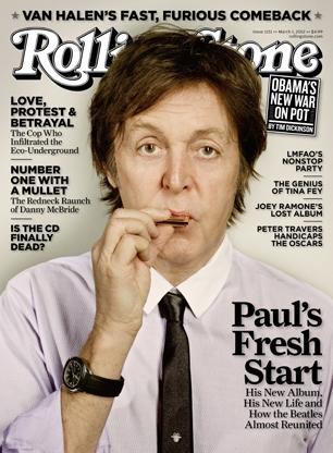 Paul McCartney smette con la marijuana.