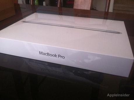 Unboxing MacBook Pro Retina