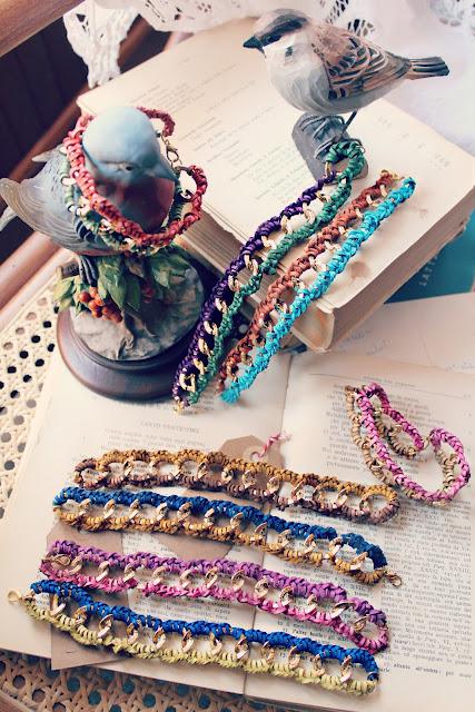 Wrapped bracelets