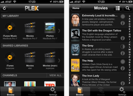 Plex per iPhone e iPad aggiornato alla v2.4