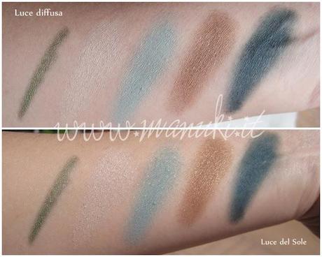 Review e Swatch prodotti Alverde: Blush, Quattro Eye Shadow, Eyeliner e Lipgloss