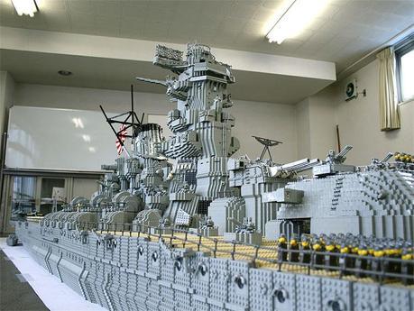 Lego battleship Yamato
