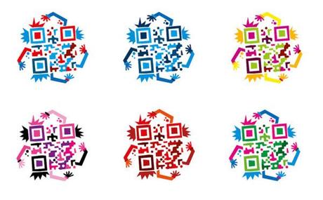 Fantastiche illustrazioni con il codice QR