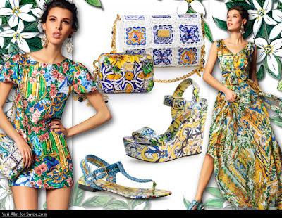 Maioliche Siciliane per la pre-collezione Dolce & Gabbana a/i 2012/13