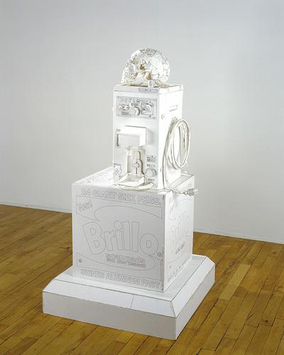 Tom Sachs, Vanity, 1999 foamcore, polycarbonate, ink and hot glue 118 x 63 x 54 cm, Photo stmoritzartmasters com