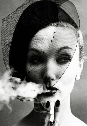 William Klein, Smoke and Veil-Paris-1958 Courtesy William Klein,  Photo stmoritzartmasters com