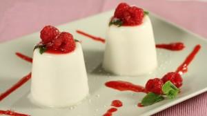 panna cotta ai lamponi