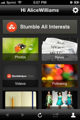 iOS App: StumbleUpon!