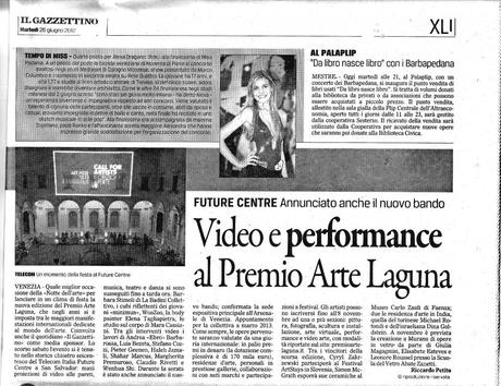 Venice art Night 2012 – Performance at Arte Laguna Prize