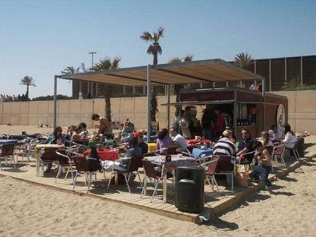 I chiringuitos sulla spiaggia