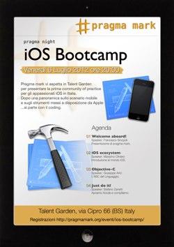 iOS Bootcamp, un evento sullo sviluppo di iOS a Brescia