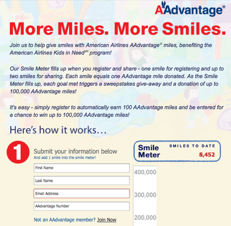 100 miglia American Airlines AAdvantage gratuite