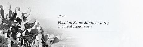 Dolce & Gabbana Menswear Spring Summer 2013: Invitation