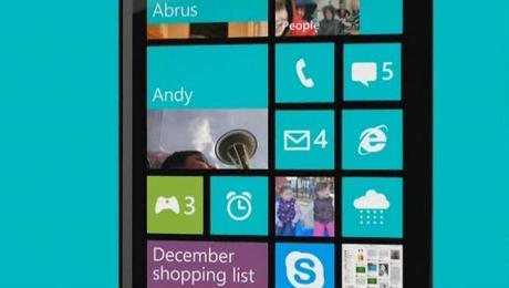 Windows Phone 8, si mostra la Start Screen in un video, tutta rifatta e da rifare