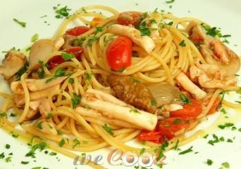 Spaghetti mari e monti - Piatto ultimato