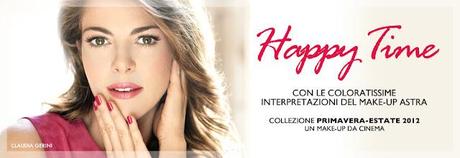 Astra make up, Claudia Gerini il volto dell'estate 2012 con la 'Happy Time'