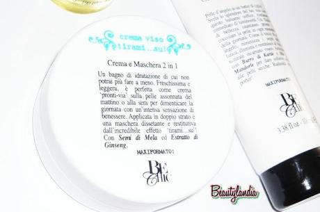 BE CHIC - Recensione Prodotti Linea Multifunzione:  Olio 1000 usi,  Crema Viso Tirami Su, Balsamo Viso d'angelo