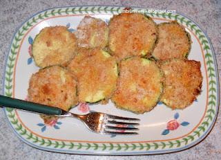 Fette di zucchine al forno