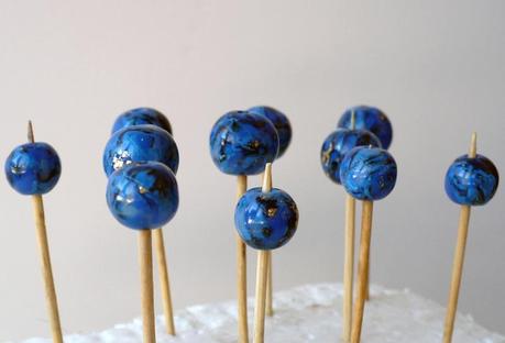 Lapislazzuli in pasta polimerica - Polymer clay Lapis Lazuli