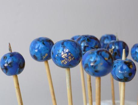 Lapislazzuli in pasta polimerica - Polymer clay Lapis Lazuli