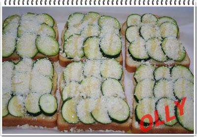 Bruschette con zucchine