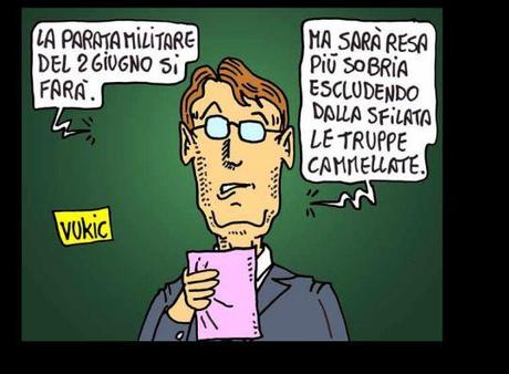 La satira nel “pallone” del vignettista Marco Vukic – Giugno 2012: dalle pazze idee di Berlusconi ai consiglieri sardi….