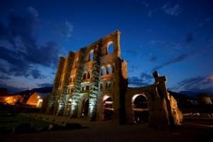 Teatro romano di Aosta, Theatre et Lumieres, luglio e agosto d'eccellenza