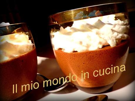 MOUSSE AL CIOCCOLATO, CAFFE' E RHUM