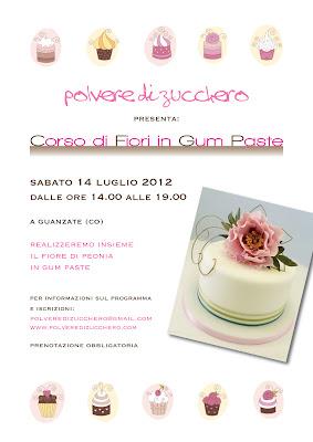 Corsi cake design: LUGLIO IL MESE DEI FIORI IN GUM PASTE