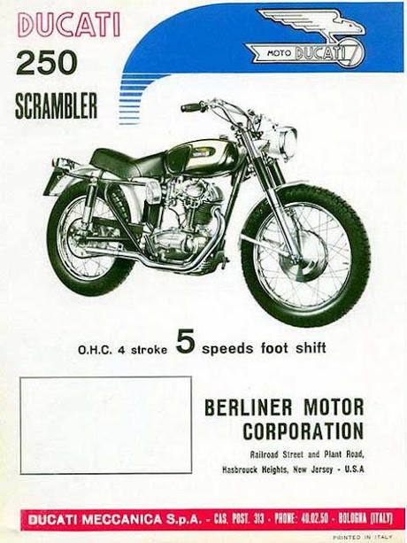 Vintage Brochures: Ducati Scrambler 250 (Usa)