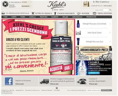 Kiehl's: scopri il fantastico mondo di prodotti sul sito e-commerce www.kiehls.it