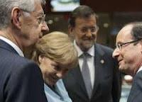 Vertice quadrilaterale Francia, Germania, Spagna e Italia. Conferenza stampa senza domande dei giornalisti