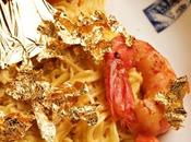 Spaghetti agli scampi fiocchi d’oro