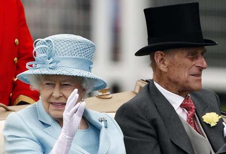 Queen Elizabeth at Royal Ascot in England