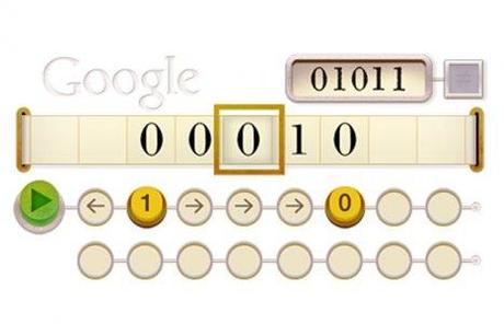 Un doodle per i 100 anni di Alain Turing