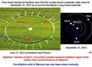Crop Circle | 17 giugno 2012 – Santena, Italia: splendido cerchio nel grano – testimonianze, video, analisi profezie, date e Nibiru