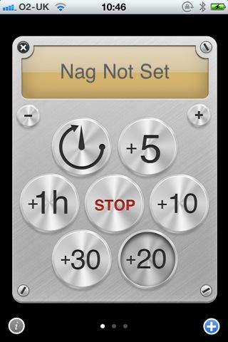 iOS App: Nag: Multiple Timers with Alarms