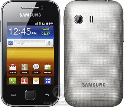 samsung galaxy y front back mini Recensione Samsung Galaxy Y