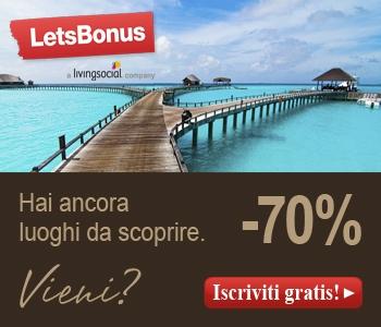 Social shopping in Italia: LetsBonus è il tuo personal shopper che ti porta in vacanza