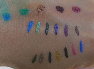 Swatches rubati (parte terza): Son tornata da Kiko... Eyeliner Active Colours!