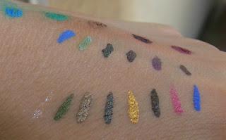 Swatches rubati (parte terza): Son tornata da Kiko... Eyeliner Active Colours!