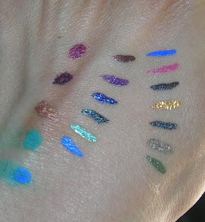 Swatches rubati (parte terza): Son tornata da Kiko... Eyeliner Active Colours!