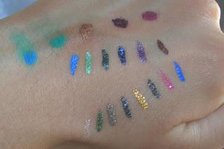 Swatches rubati (parte terza): Son tornata da Kiko... Eyeliner Active Colours!