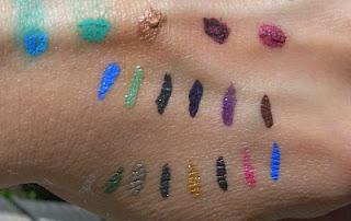 Swatches rubati (parte terza): Son tornata da Kiko... Eyeliner Active Colours!