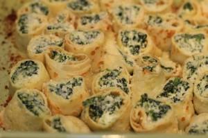 Rotolone di ricotta e spinaci